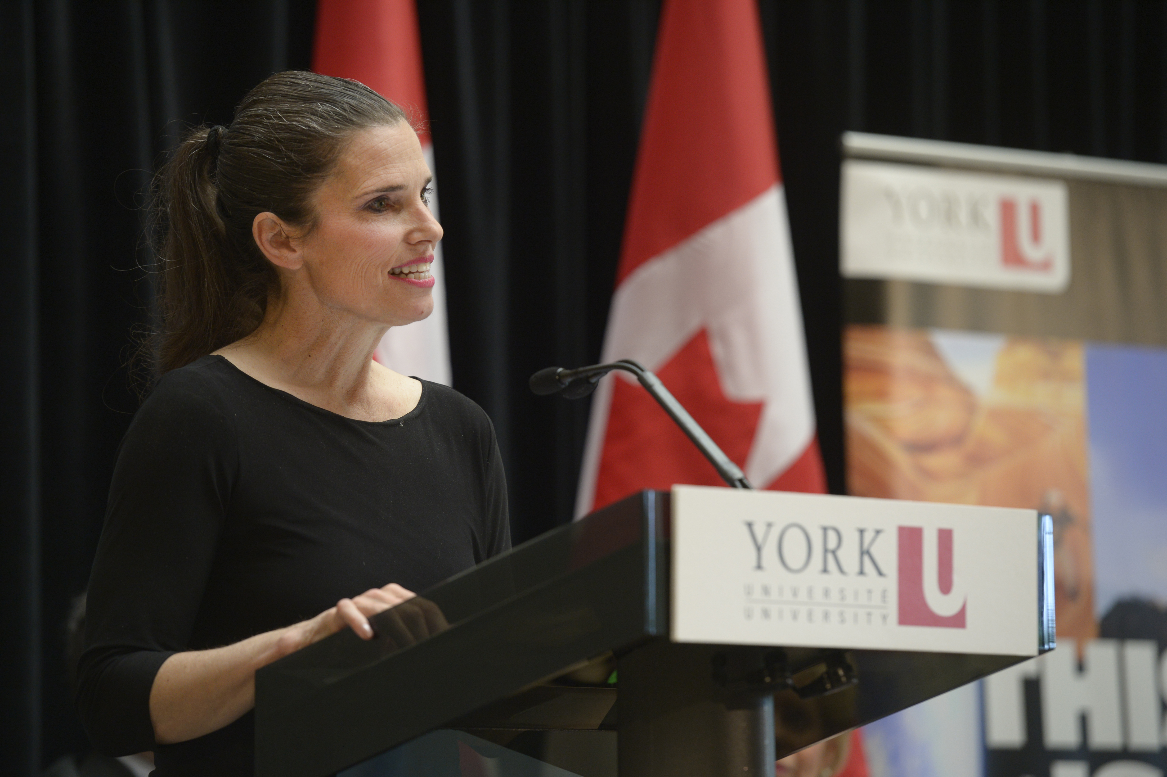 Minister of Science Kirsty Duncan announces $7M in social sciences & humanities research funding for York.